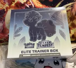 Pokemon TCG Sword And Shield Silver Tempest Elite Trainer Box ETB 8 Packs - Image 1