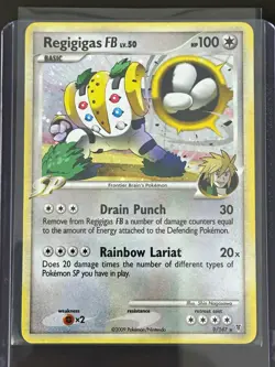 Regigigas FB 9/147 Supreme Victors Holo Rare SP Pokemon TCG (2009) - Image 1