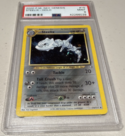 Pokemon TCG - PSA 9 Steelix Holo Neo Genesis 15/111 2000 WOTC - Image 1
