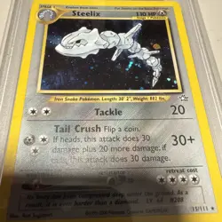 Pokemon TCG - PSA 9 Steelix Holo Neo Genesis 15/111 2000 WOTC - Image 4