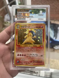 Neo Genesis Pokemon TCG Typhlosion No. 157 Holo Rare 2000 Japanese Edition - Image 1