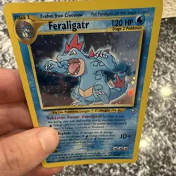Feraligatr Neo Genesis 5/111 Holo Swirl Rare Unlimited English Pokemon TCG - Image 5