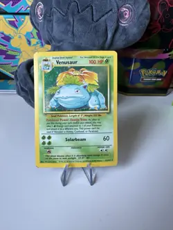 Base Set Venusaur LP/MP Holo Rare WOTC | Pokemon TCG 15/102 (V01) - Image 1