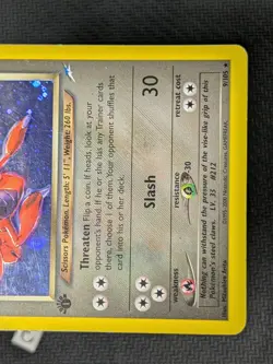 Dark Scizor 9/105 - Neo Destiny 1st Edition Holo Rare Pokemon TCG MP - Image 5