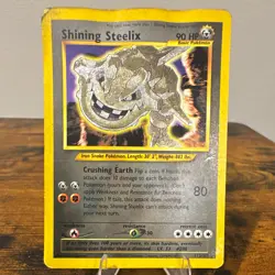 Pokemon Shining Steelix 112/105 Neo Destiny Unlimited Holo Secret Eng 90 HP DM - Image 1