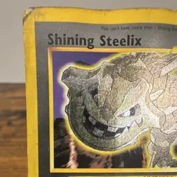 Pokemon Shining Steelix 112/105 Neo Destiny Unlimited Holo Secret Eng 90 HP DM - Image 2