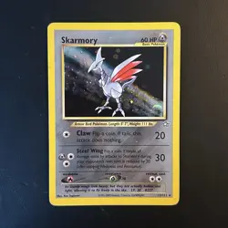 HP Pokemon TCG Skarmory 13/111 Neo Genesis Holo Rare Unlimited 60 HP - Image 1