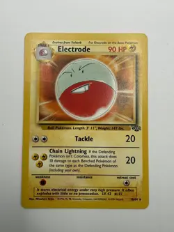 Pokemon TCG Electrode 18/64 Jungle Non-Holo Unlimited Regular Rare LP/MP - Image 1