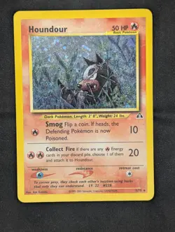Houndour - 5/75 - Pokemon Neo Discovery Unlimited Holo Rare Lp/Mp Card - Image 4