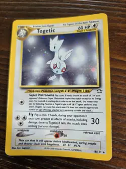 Nintendo Togetic Neo Genesis 16/111 Holo Rare EN Unlimited 2000 60HP - Image 3