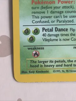 Pokemon TCG Vileplume Jungle Holo Rare Card Unlimited Edition 15/64 - Image 4