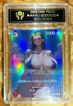 NICO ROBIN One Piece Anime Waifu Goddess CUSTOM CARD NM - Image 3