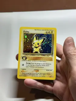 Pichu - 12/111 - Pokemon Neo Genesis Unlimited Holo Rare Card WOTC LP - Image 5