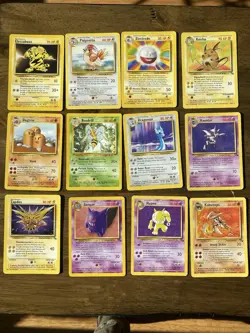 Rare Pokemon Card Lot - 33 Vintage Cards 1999 - Base Set Jungle Set Fossil Set - Image 2