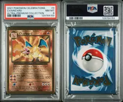 Pokemon TCG Charizard 2021 UPC Celebrations Metal Promo PSA 8 NM-Mint #4 - Image 2