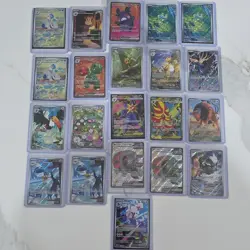 Pokemon TCG 16-Card Lot Full Art Holo/Foil ex Future Primarina Morpeko - Image 1
