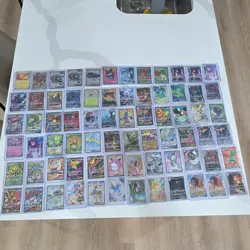 Pokemon TCG 70-Card Lot Full Art Holo/Foil ex V VMAX S&V 151 Pikachu - Image 1