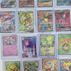 Pokemon TCG 70-Card Lot Full Art Holo/Foil ex V VMAX S&V 151 Pikachu - Image 3