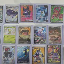 Pokemon TCG 70-Card Lot Full Art Holo/Foil ex V VMAX S&V 151 Pikachu - Image 5