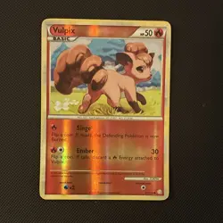 Pokemon TCG Vulpix 7-Card Lot English HeartGold & SoulSilver 87/123 Reverse Holo - Image 3