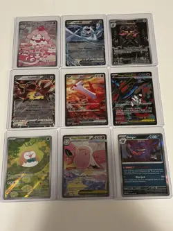 Pokemon Card Lot – 9 Cards – Latias ex & Mega Clefable ex + - Image 1