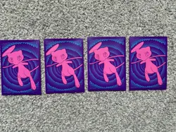 4X Pokemon TCG Mewtwo Holo card EX/GX lot - Pokemon GO - Mewtwo + 4X Mew sleeves - Image 4