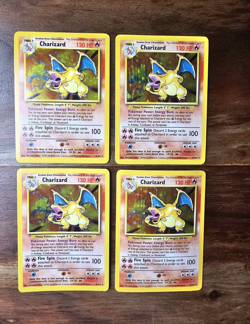 Lot of 173 Vintage Pokemon Base Set Card Collection Binder 4 Charizard Holos - Image 1