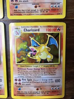 Lot of 173 Vintage Pokemon Base Set Card Collection Binder 4 Charizard Holos - Image 5