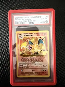 The Pokemon Company 2021 Charizard 4/102 Celebrations Classic Holo PSA 10 - Image 1
