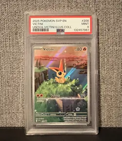 The Pokemon Company PSA 9 Victini SVP 208 Scarlet & Violet Promo Holo 2025 EN - Image 1