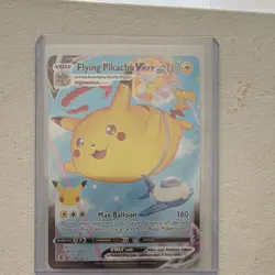 The Pokemon Company Flying Pikachu VMAX Celebrations 007/025 Full Art Holo 310HP - Image 1