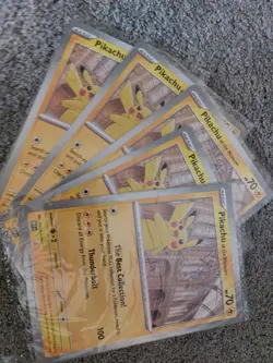 Pokemon Promo Jumbo Card Pikachu At The Musuem Brand New Sealed Lot X10 Cards - Image 3