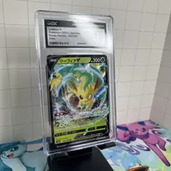 CGC 10 Leafeon V 002/069 Pokemon 2021 Eevee Heroes Japanese Pokemon Graded Card - Image 2