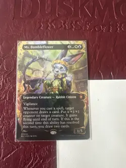 MTG Ms. Bumbleflower (Borderless) Raised Foil, Bloomburrow Commander - Image 1