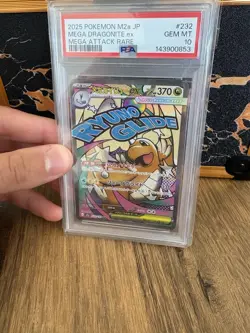 Pokemon Mega Dragonite EX 232 Mega Attack Rare PSA 10 GEM MINT - Image 1