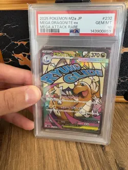 Pokemon Mega Dragonite EX 232 Mega Attack Rare PSA 10 GEM MINT - Image 2