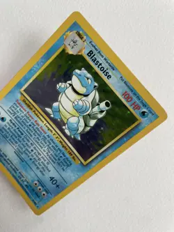 Pokemon TCG Blastoise Holo Unlimited Rare Card Base Set 2/102 - Image 1