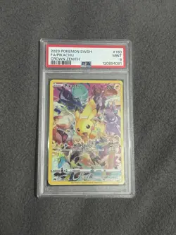 Pokemon TCG Pikachu Crown Zenith Holo Card 160/159 Secret Rare PSA 9 - Image 1