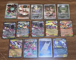 POKEMON TCG Lot Of 14 MEGA EVOLUTION Cards: IR’s, EX’s, Bulbasaur Promo ENGLISH - Image 1