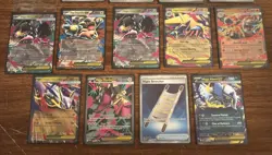 POKEMON TCG Lot Of 14 MEGA EVOLUTION Cards: IR’s, EX’s, Bulbasaur Promo ENGLISH - Image 4
