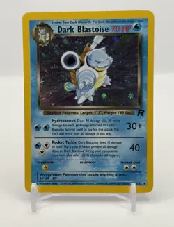 Dark Blastoise 3/82 Team Rocket Holo Rare WOTC Vintage Pokemon Card NM - Image 1