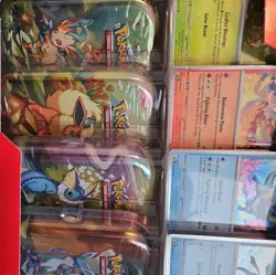 16 Pokemon TCG Prismatic Evolutions Costco Mini-Tin Bundle w/ Promo Cards - Image 2