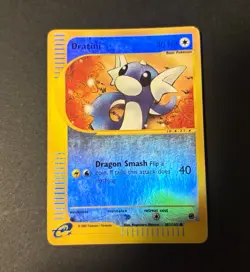 Dratini 107/165 Reverse Holo Common - Expedition Base Set 2002 Pokemon TCG 40 HP - Image 1