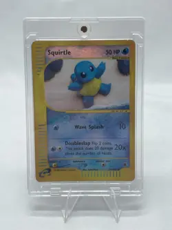 Pokemon TCG Squirtle 131/165 Expedition Reverse Holo Card 2002 E-Series - Image 1