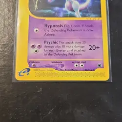 Pokemon TCG Mewtwo 056/165 Expedition Base Set e-Reader Rare EN 2002 70 HP Basic - Image 3