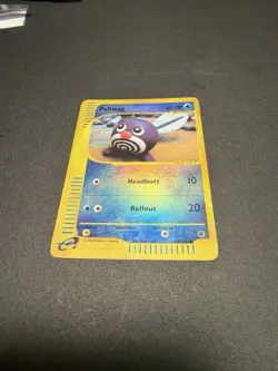 Poliwag 125/165 Expedition Base Set Reverse Holo Rare Pokemon TCG Yuka Morii DMG - Image 1