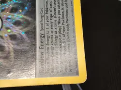 Pokemon TCG WOTC Rainbow Energy Team Rocket Set 17/82 Holo SWIRL English 2000 MP - Image 5