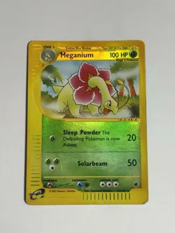Meganium 53/165 Reverse Holo Pokemon TCG Expedition Card MP - Image 1