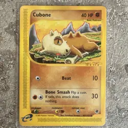 Nintendo Pokemon TCG Cubone 103/165 Expedition 2002 English Regular 40HP NM - Image 1