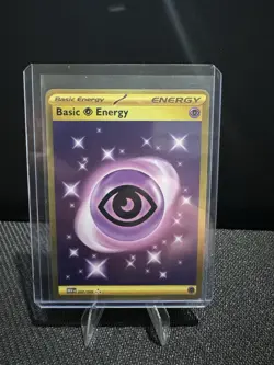 Pokemon TCG Basic Psychic Energy 207/165 Scarlet & Violet 151 Hyper Rare Holo EN - Image 1